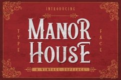 Web Font Manor House Product Image 1