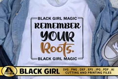 Black Girl SVG Black Woman SVG Black History SVG Cut Files Product Image 1