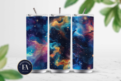 Cosmic Galaxy Digital paper, Galaxy Starry Night pattern Product Image 2