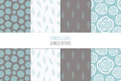 Floral Seamless Patterns - Blue Product Image 5