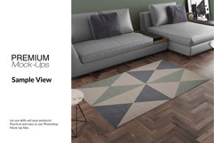 3 Types of Carpets in Living Room Mockup Set Product Image 4