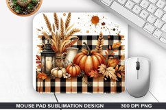 Mouse Pad Sublimation, Halloween Mouse Pad PNG Design Product Image 1