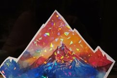 Watercolor Mountain Sublimation design Product Image 2