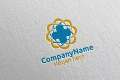 Biomedicine Cross Medical Hospital Logo 24 Product Image 1