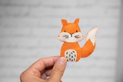 Fox Sewing Pattern | Mini Felt Animals | PDF Pattern Product Image 4
