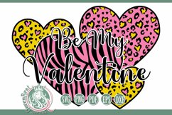 Four Hearts Be My Valentine SVG Product Image 3