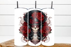 3d halloween tumbler wrap bundle / gothic illustrations PNG Product Image 5