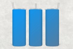 Azure Blue Tumbler Wrap Sublimation Product Image 1