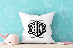 Believe quote Svg Png Product Image 2