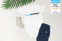 Crafters mockup | Baby Bodysuit Mock up in PSD and JPG Files Product Image 1