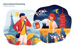 International Roaming - Vector Illustration Product Image 1