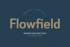 Flowfield - Sans Serif Font Product Image 1
