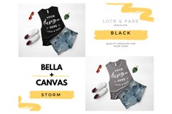 Tank Top Mockup Bundle Bella Canvas 8803 Muscle Top Flat Lay Product Image 2