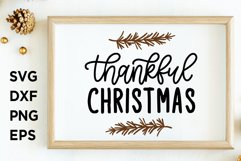thankful Christmas SVG Product Image 1