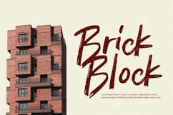 Hollowstone - Brush Font Product Image 2