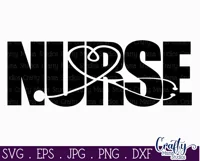 Nurse Stethoscope | Medical Svg Design Product Image 2