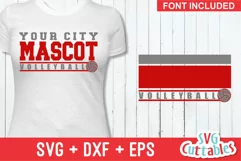 Volleyball SVG | Volleyball Template 0027 | Shirt Design Product Image 1
