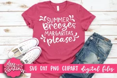 Summer Breeze & Margaritas Please - SVG - DXF - PNG Cut File Product Image 3