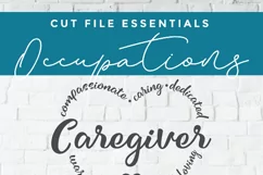 Caregiver svg, a home care giver svg for crafters Product Image 5