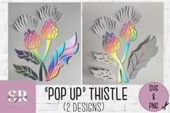 Pop up flower bundle| Paper cutting | 3d flower SVG Product Image 1