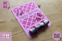 Butterfly Birthday Money card | Paper cutting | Money card Product Image 5