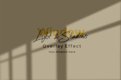 Window Sunlight Shadow Overlay Effect Mockup Product Image 1