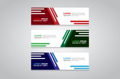 Vector abstract design banner web template. Product Image 1