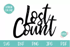 Lost Count SVG | Funny Cake Topper SVG for Adult Birthday Product Image 2
