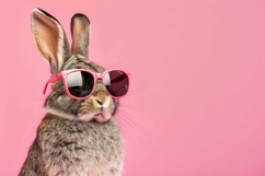 Cool bunny with glasses on the eve of Easter Product Image 1