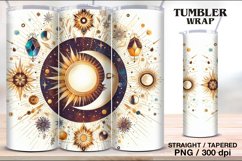 Day&amp;Night Tumbler Sublimation, 20 oz Tumbler Wrap Product Image 1