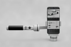 Albird UoPlay Selfie Stick Samsung Galaxy S8 Mockup Product Image 3