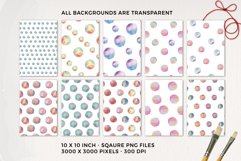 DotsCircle Watercolor Seamless Patterns Watercolor Paper Product Image 2