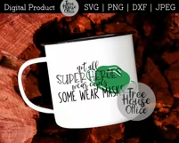 Not All Superheroes Wear Capes, Masks RN Nurse SVG JPG PNG Product Image 4
