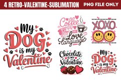 Retro Valentine Sublimation Bundle PNG Product Image 12