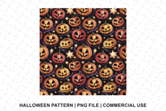 Halloween Pumpkin Pattern Png | Sublimation | Digital Paper Product Image 1