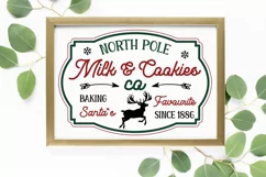 North pole milk & cookies co baking santa's favourite since Product Image 2