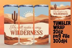 SLEEK 20oz PNG Tumbler Artwork , Religious Product Image 1