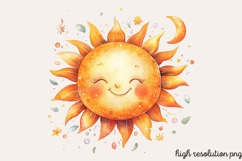 Cute Space Nursery Clipart Sublimation PNG Product Image 1