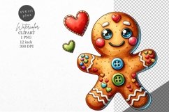 Christmas clipart|Gingerman clipart|Christmas sublimation Product Image 1