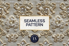 Embroidered Jute digital paper | Cactus pattern Product Image 3
