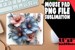 Chic Colorful Floral Design Mouse Pad: Vibrant Collection Product Image 1