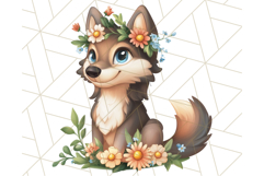 Whimsical Woodland Animals and Nature PNG, Forest Animals Product Image 3