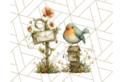 Whimsical Garden Friends Clipart PNG, Animal PNG Product Image 3