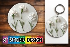Petal Dreamscape: Sublimation Circle Design Product Image 1