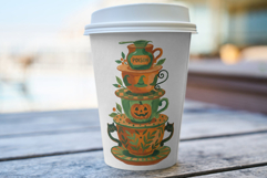Halloween Garden Tea Clipart Product Image 5