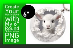 Peek-a-Boo Animal Sublimation Print Product Image 1