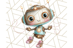 Robot Clipart, Soft Realistic Full Body Robot PNG Images Product Image 3