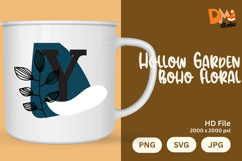 Hollow Garden Boho Floral Monogram Product Image 1