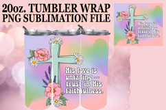 Joyful Inspirations 20oz tumbler wrap, Cross Product Image 1