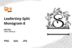 Leafertiny Split Monogram Product Image 1